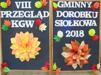 VIII GMINNY PRZEGLĄD DOROBKU KÓŁ GOSPODYŃ WIEJSKICH SIOŁKOWA 2018