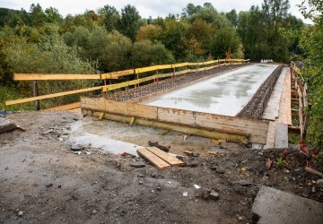 REMONT MOSTU W KĄCLOWEJ PRZEBIEGA ZGODNIE Z PLANEM