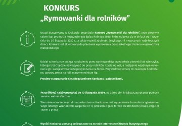 URZĄD STATYSTYCZNY W KRAKOWIE ORGANIZUJE KONKURS 
