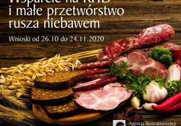 DOTACJE NA MAŁE PRZETWÓRSTWO I RHD