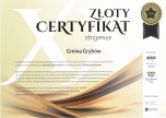 Złoty Certyfikat dla Wójta Gminy Grybów
